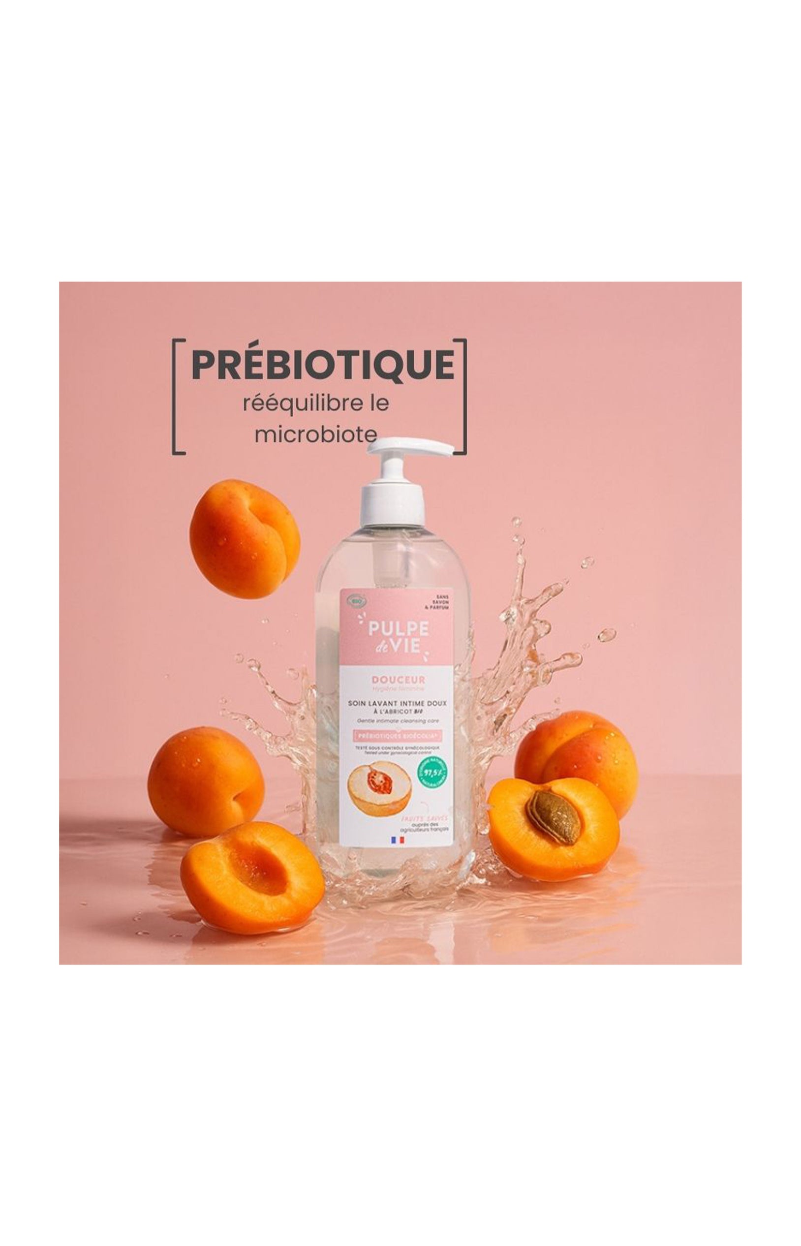 Soin lavant intime bio - Prébiotique - 400 ml