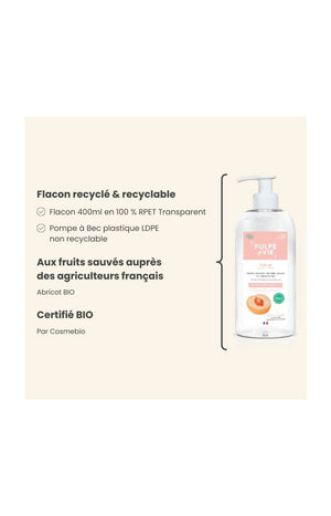 Soin lavant intime bio - Prébiotique - 400 ml