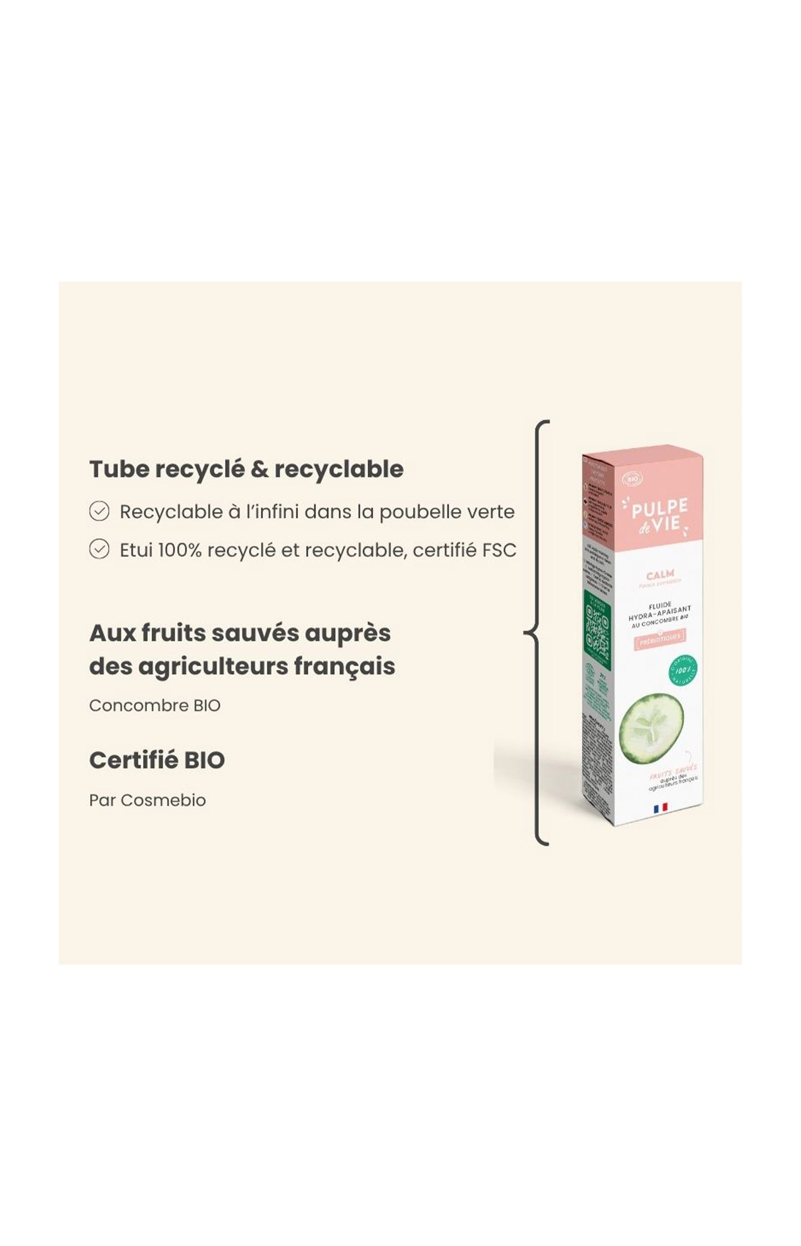 Fluide hydratant & apaisant - Visage - 40 ml