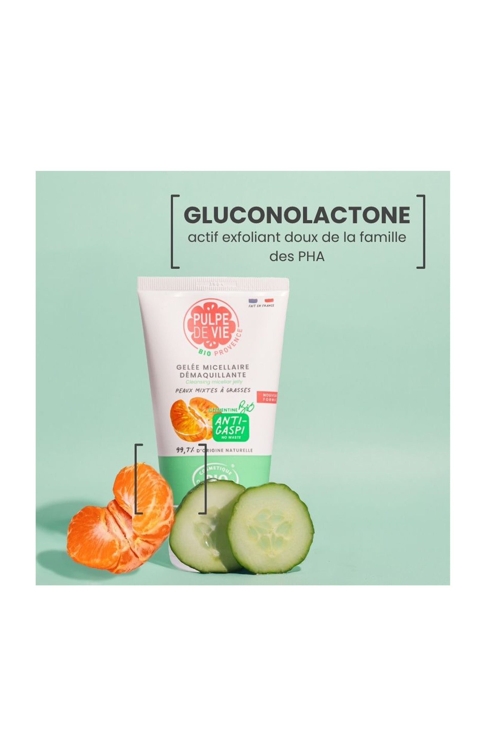 Gelée micellaire démaquillante - Peaux mixtes à grasses - 150 ml