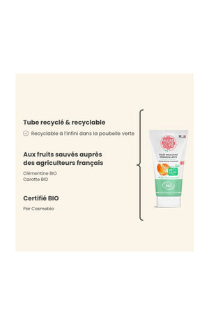 Gelée micellaire démaquillante - Peaux mixtes à grasses - 150 ml