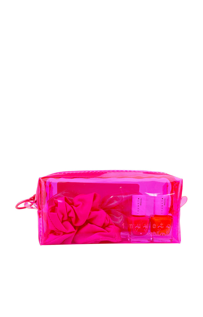 Trousse - Neon Rose- Mains & cheveux - 4 produits