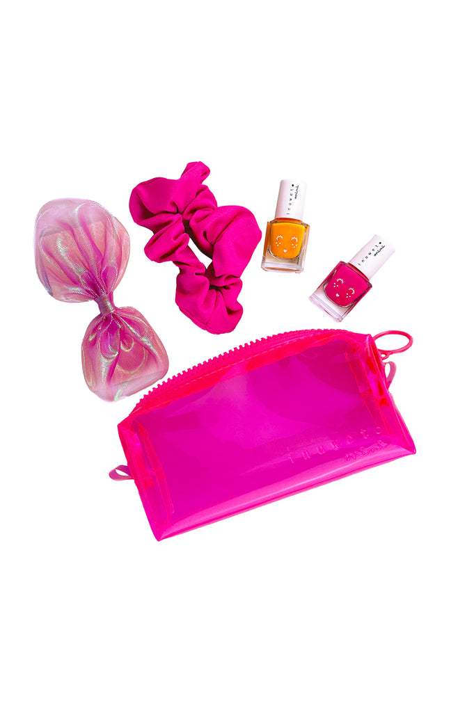 Trousse - Neon Rose- Mains & cheveux - 4 produits