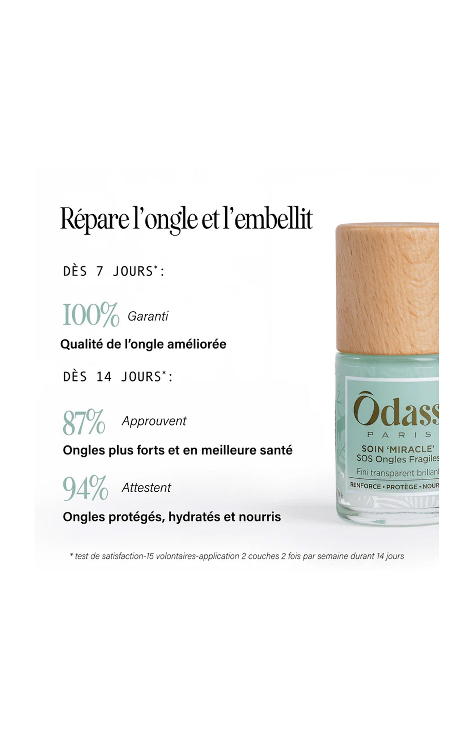 Vernis fortifiant - SOS Ongles Fragiles - 10 ml