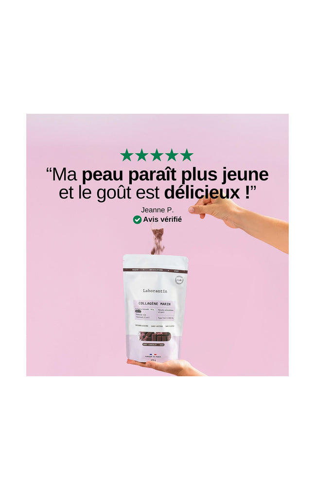 Collagène en poudre - Goût Chocolat - 3 x 375 g