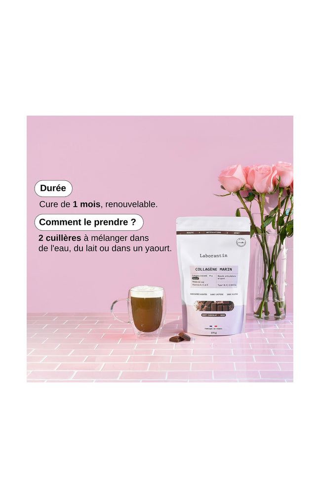 Collagène en poudre - Goût Chocolat - 3 x 375 g