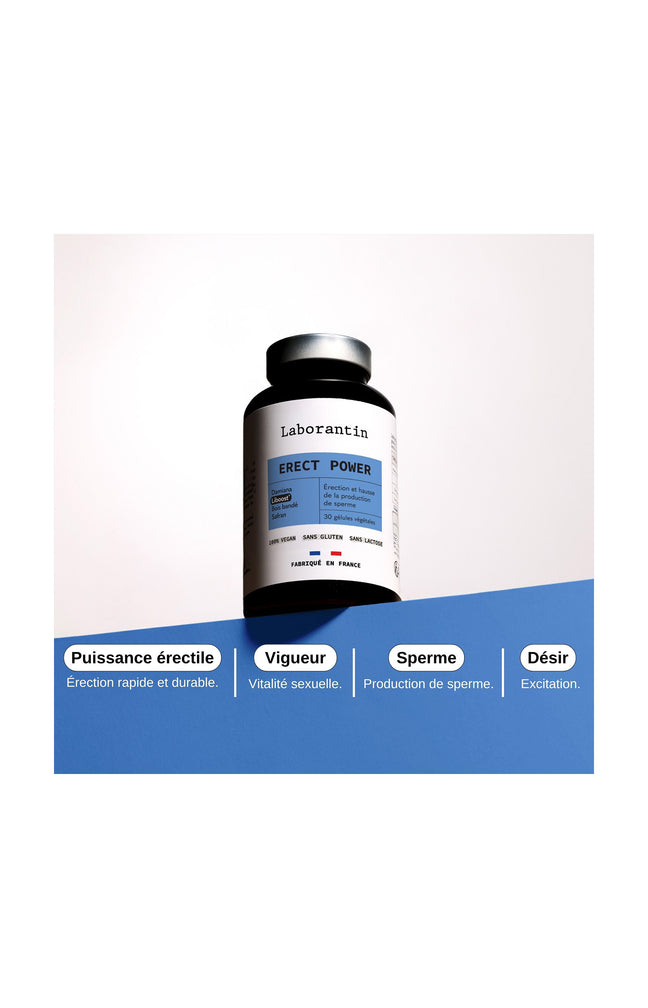 Compléments alimentaires - Erect Power - Homme - 1 mois