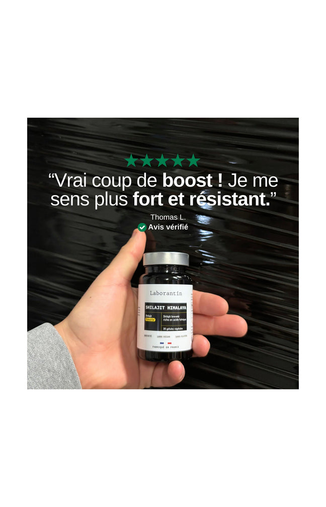 Compléments alimentaires - Shilajit Himalaya - Energie - 1 mois