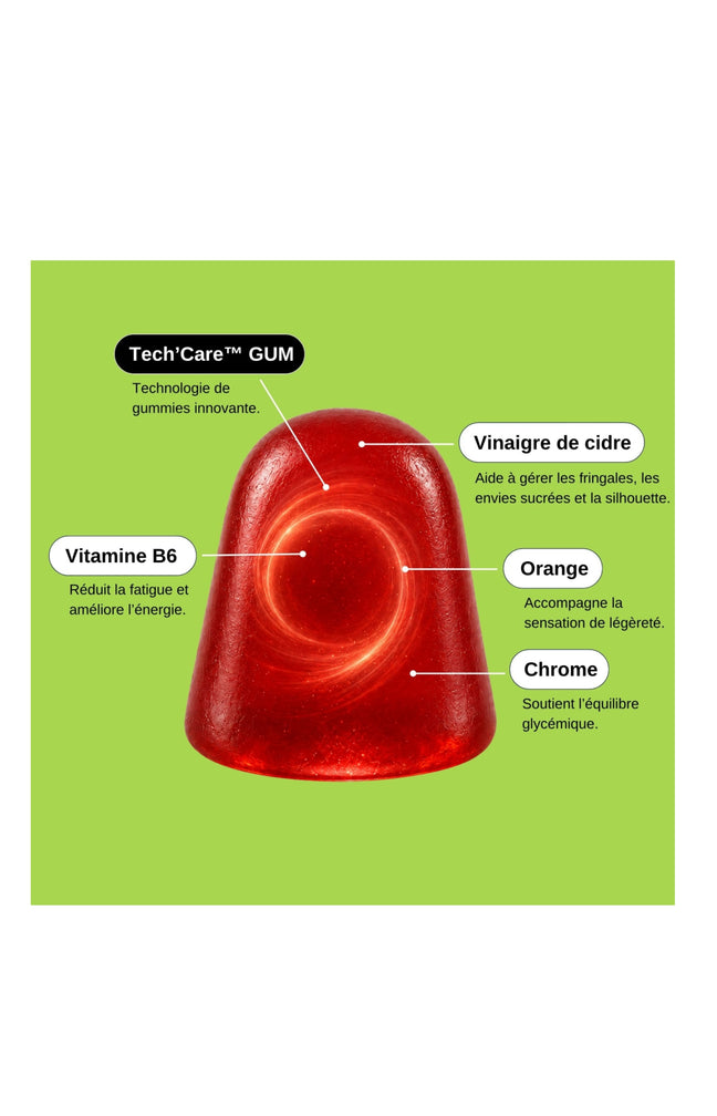 Gummies équilibre glycémique - Vinaigre de cidre - 1 mois