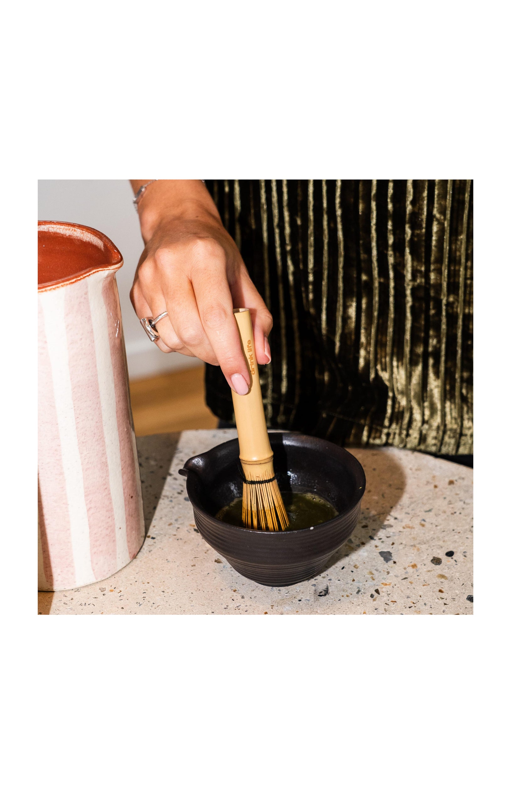 Long fouet à matcha