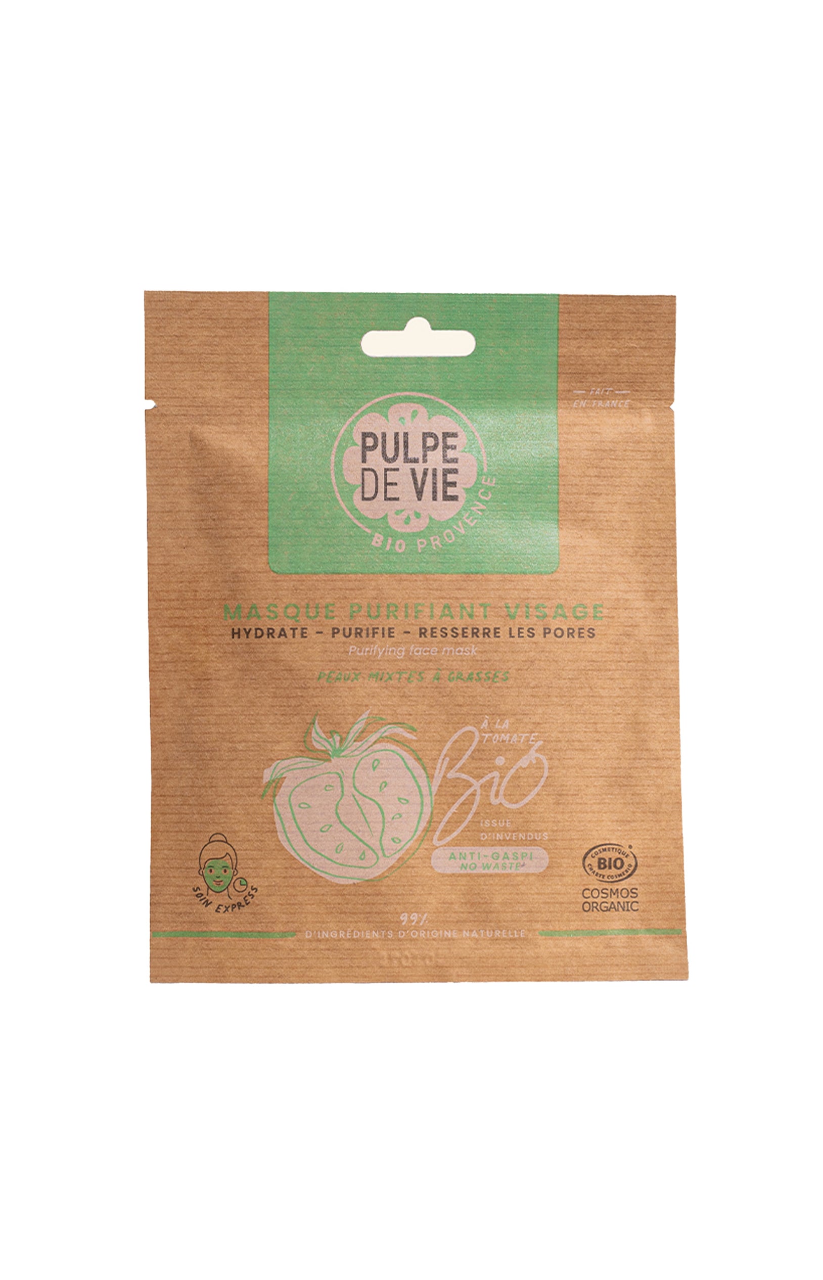 Masque tissu bio - Anti-imperfection - Unidose