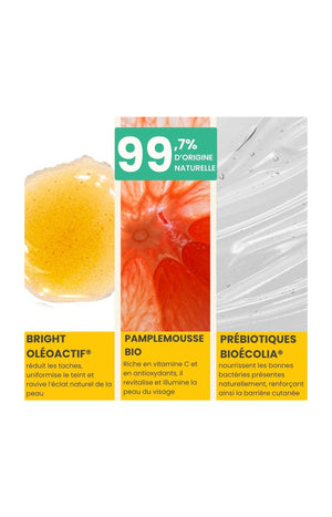 Sérum éclat bio - Anti-tâches - Pamplemousse - Visage - 30 ml