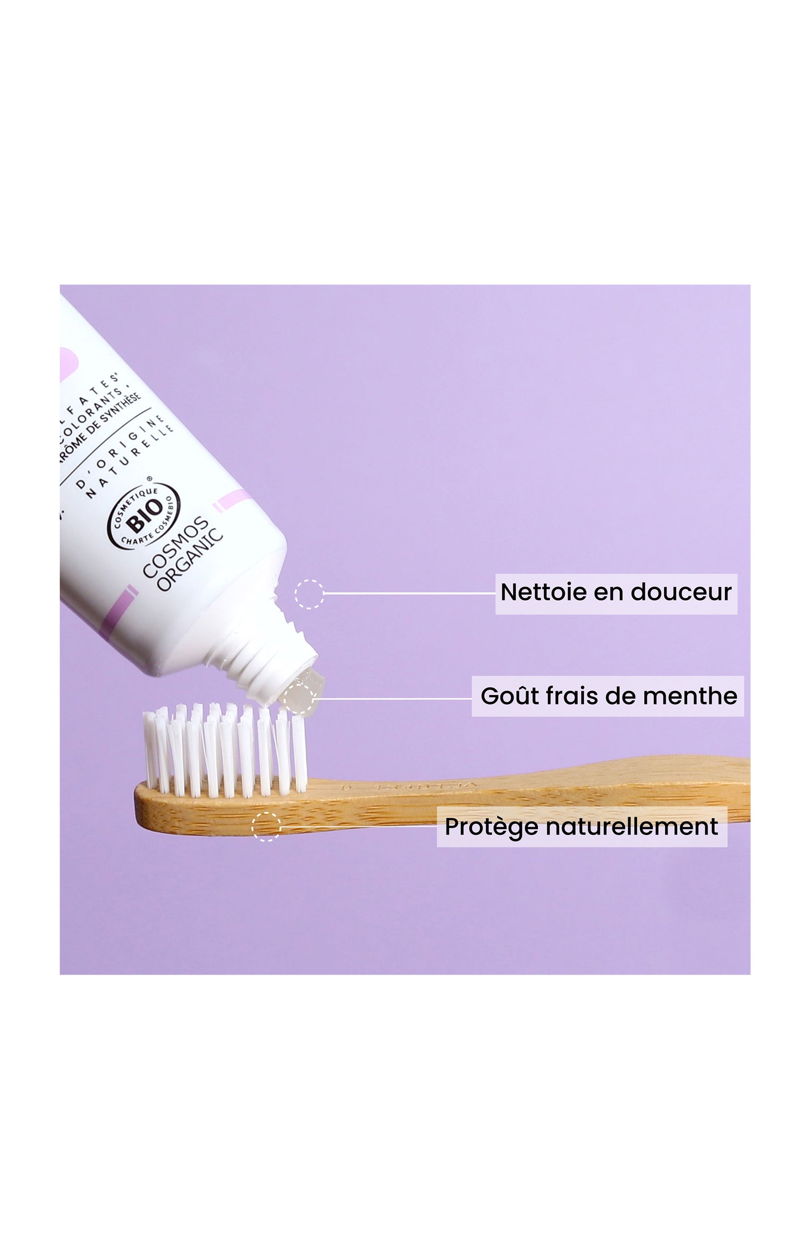 Dentifrice protection bio - Goût menthe - 75 ml