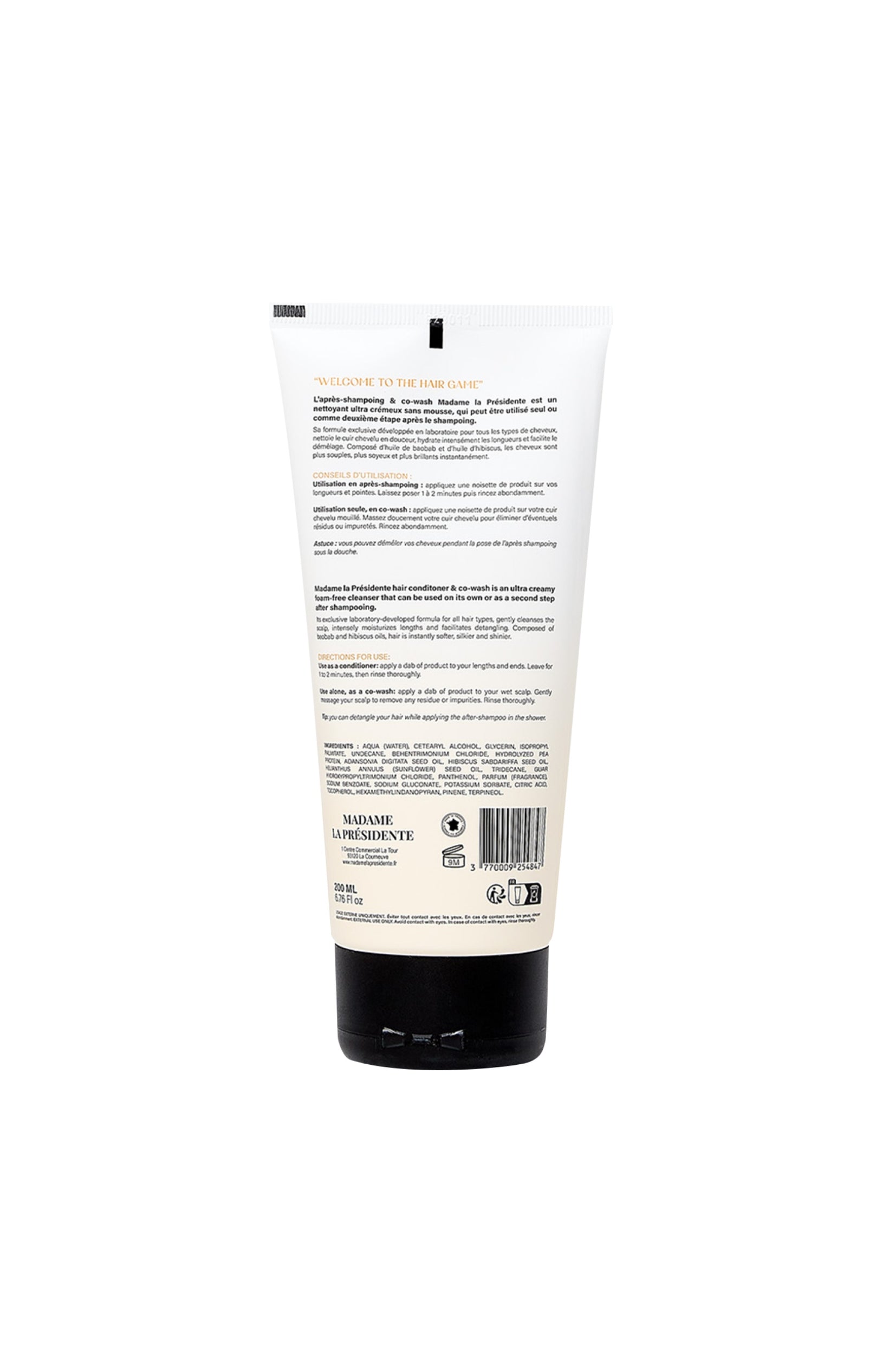 Après-shampoing co-wash - Protéine de pois & panthénol - 200 ml