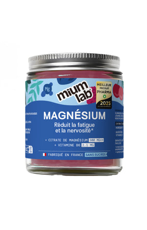 Gummies magnésium - Fruit rouges - Sans sucres - 21 jours