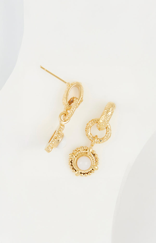 Boucles d'oreilles - Acier inoxydable - Doré