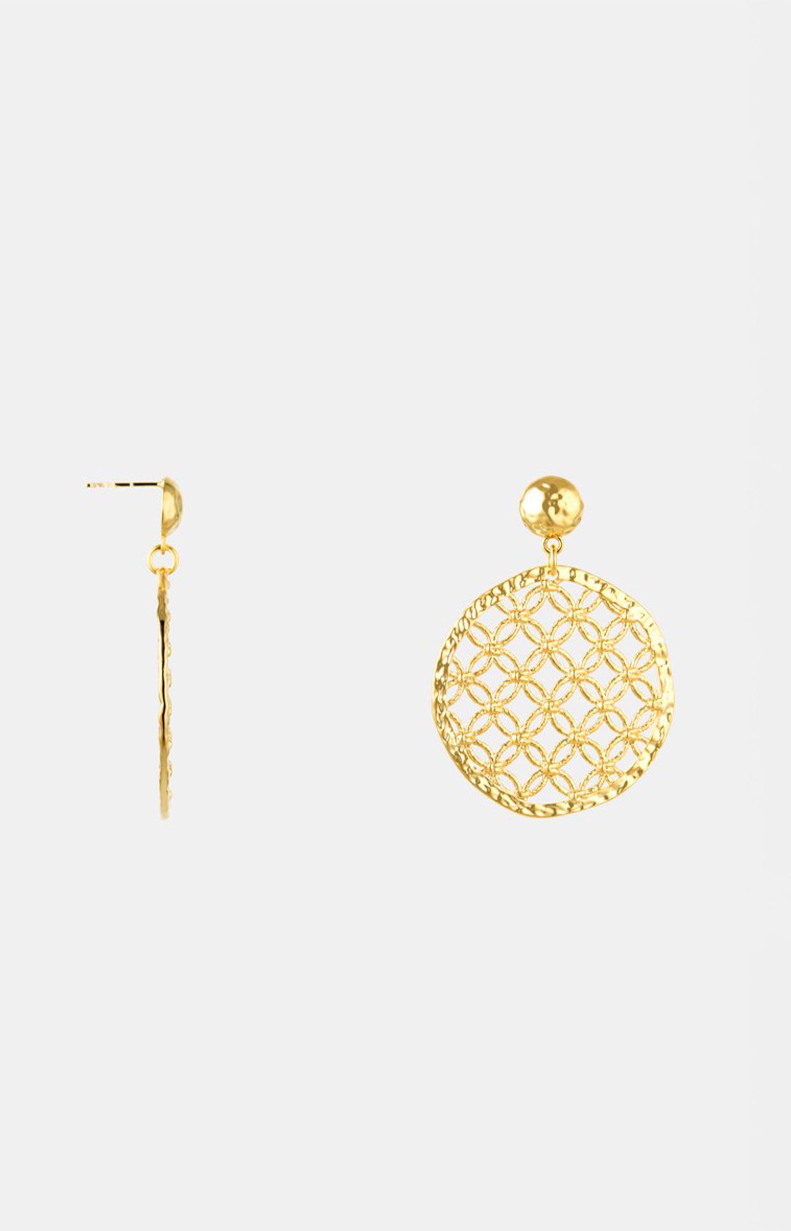 Boucles d'oreilles - Acier inoxydable - Doré