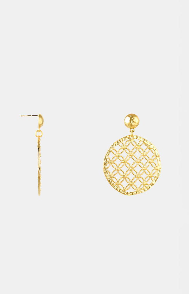 Boucles d'oreilles - Acier inoxydable - Doré