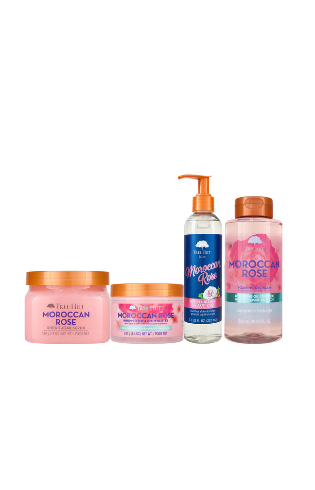 Routine corporelle rasage parfait - Moroccan Rose - 4 produits