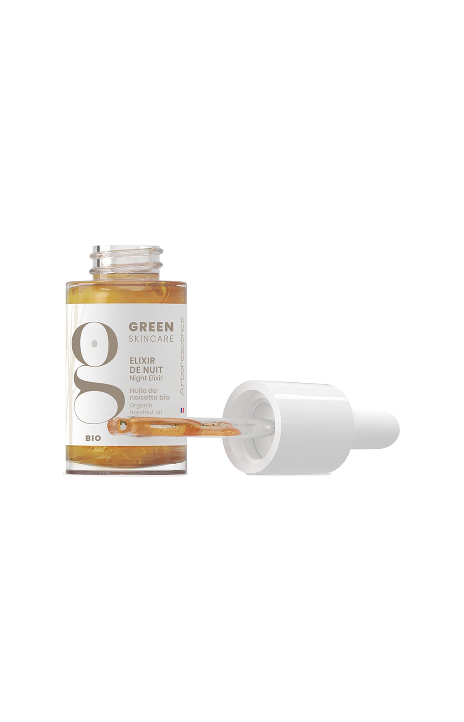 Elixir de nuit bio - Huile de noisette - Visage - 15 ml