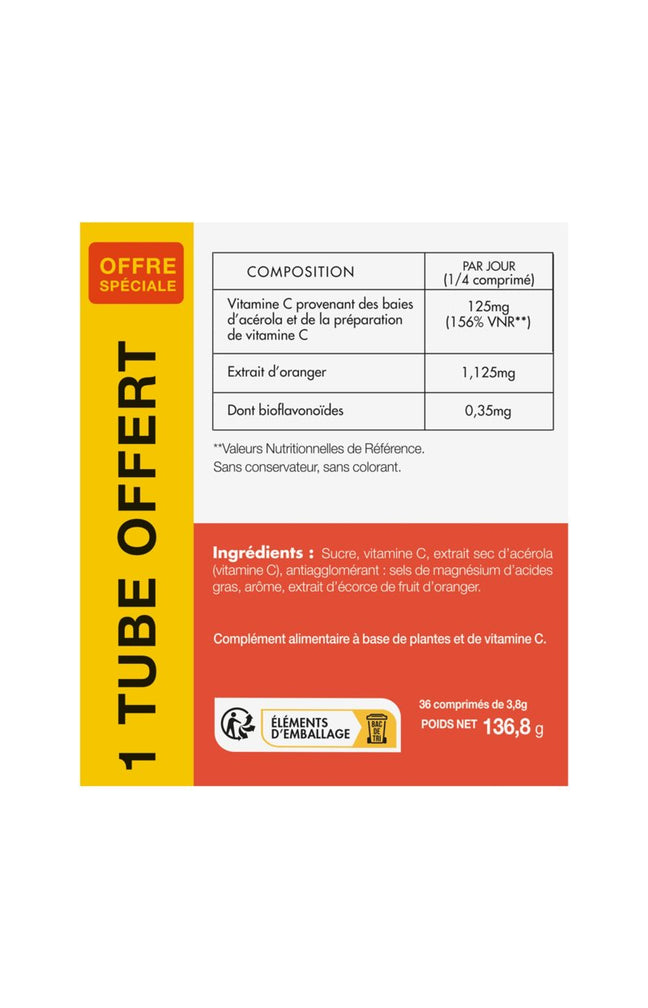 Acerola Plus 500 - Vitalité & énergie - 36 comprimés