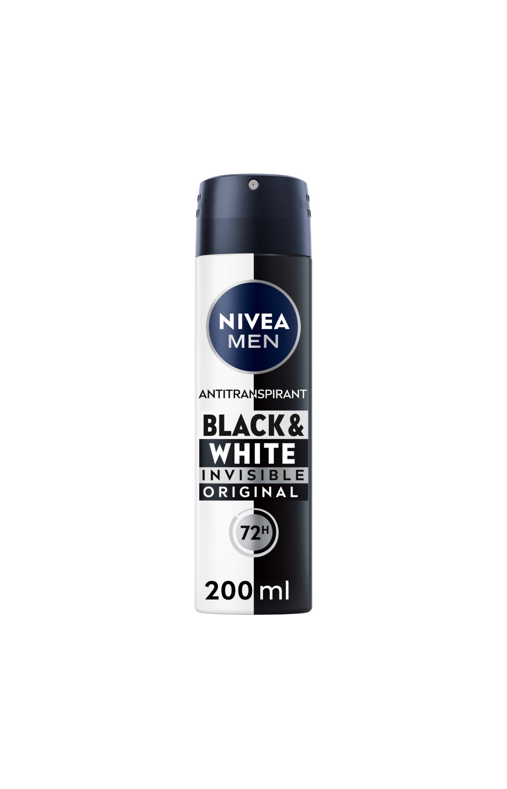 Déodorant spray 72h - Black & White - Homme - 200 ml