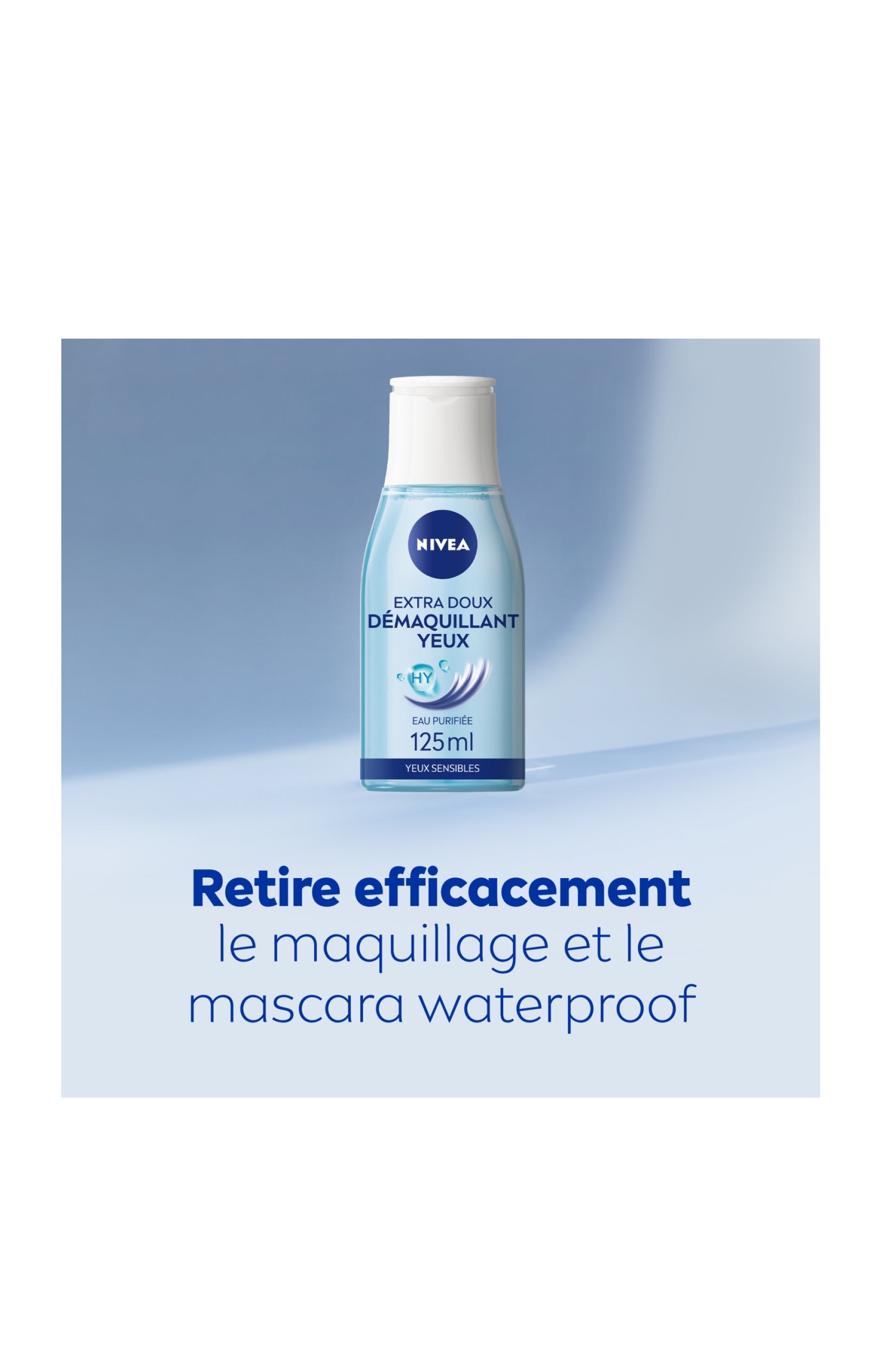 Démaquillant doux - Acide hyaluronique - Yeux - 125 ml