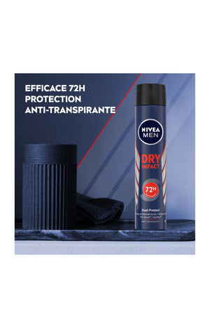 Déodorant spray 72h - Dry Impact - Homme - 200 ml