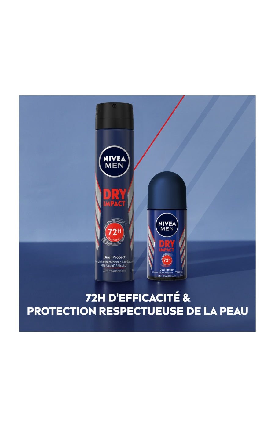 Déodorant spray 72h - Dry Impact - Homme - 200 ml