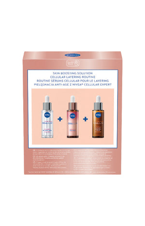 Coffret Skin Boosting - Solution Cellular - x 3 Sérums Layer