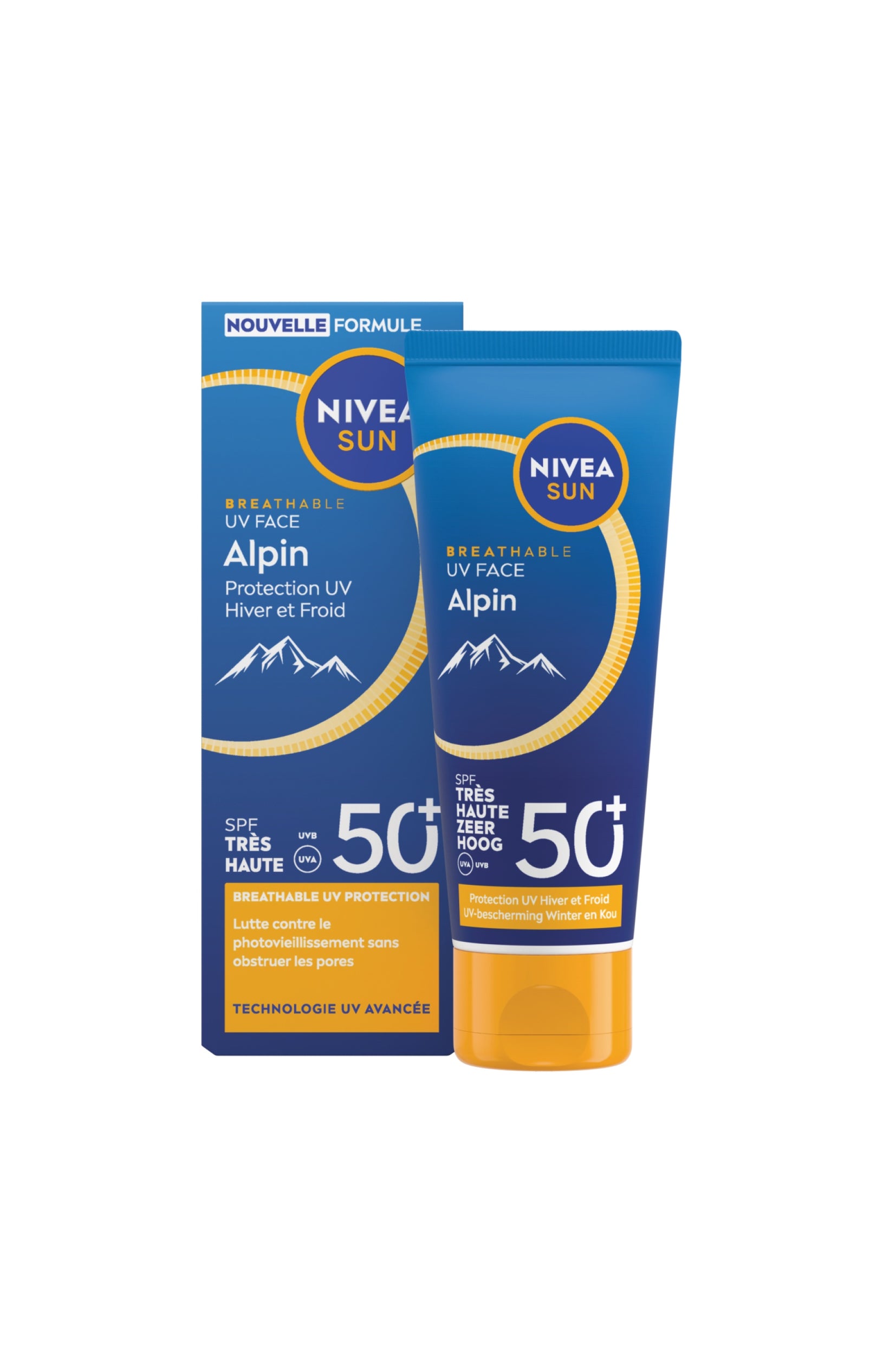 Crème solaire visage - Alpin - SPF50