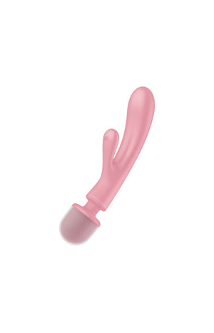 Vibromasseur rabbit 2-en-1 - 12 modes - Rose