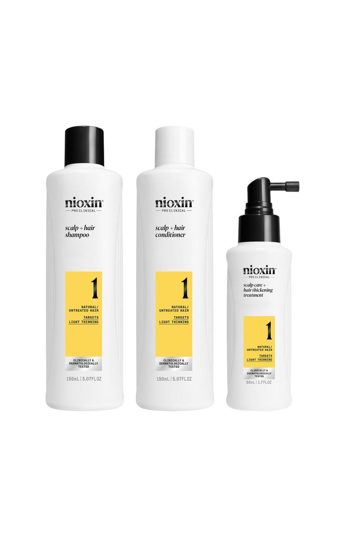 Routine anti-chute & traitement du cuir chevelu Nioxin - Format 150 ml