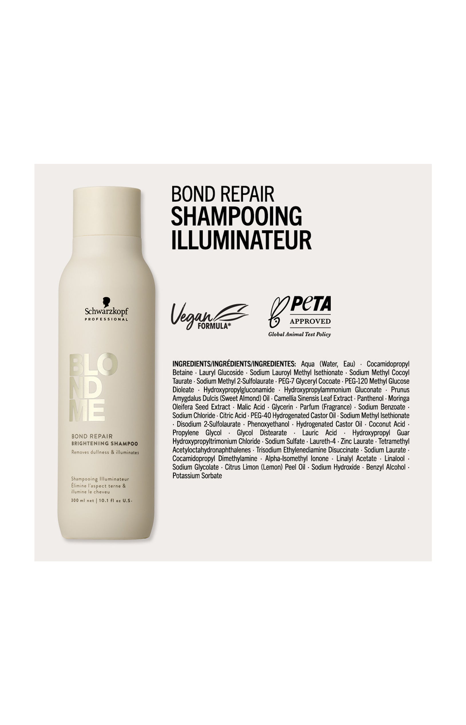BlondMe Shampoing Illuminateur BondRepair