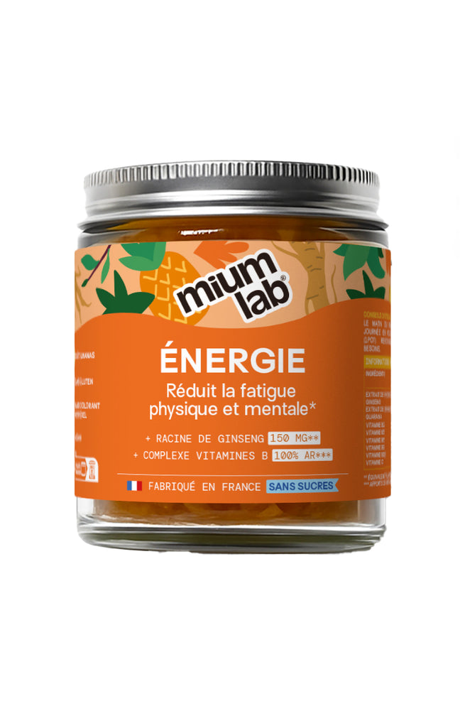 Gummies énergie - Ananas - Sans sucres - 21 jours
