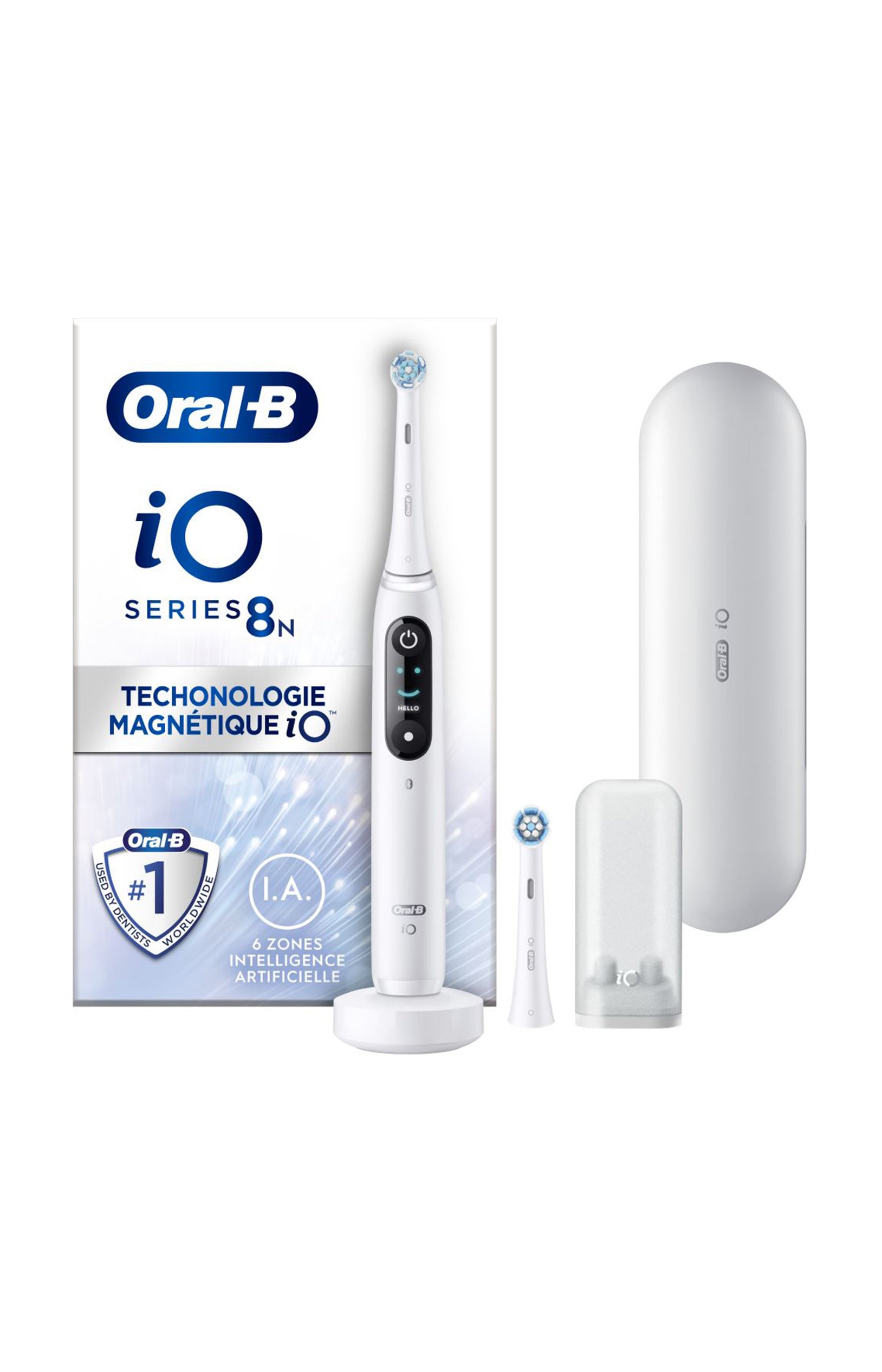 Brosse à dents électrique - iO8n - Blanc