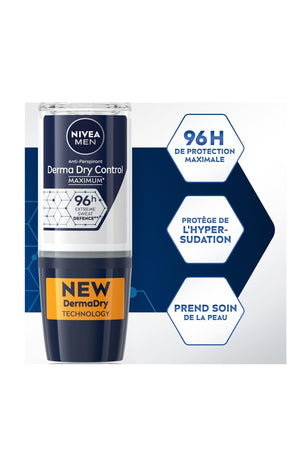 Déodorants bille 96h - Derma Control - Homme - 2 x 50 ml