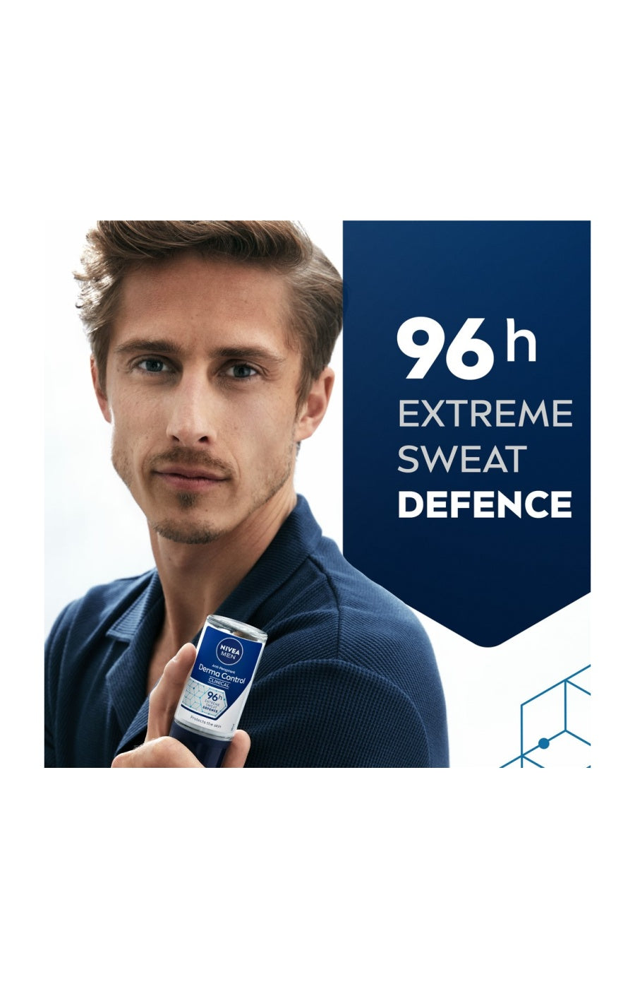 Déodorants bille 96h - Derma Control - Homme - 2 x 50 ml