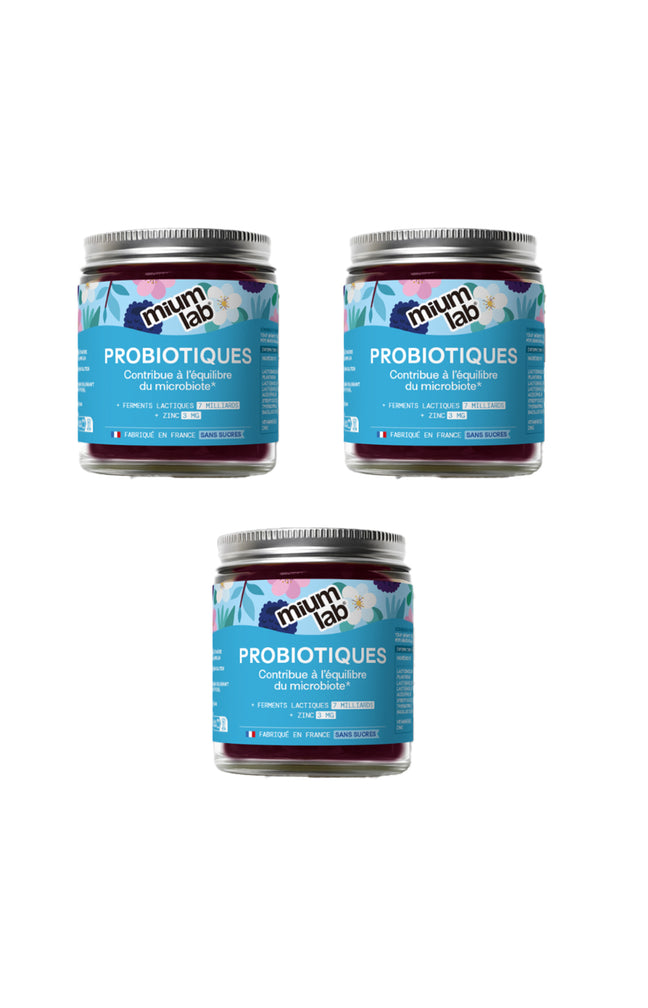 Cure gummies inconforts digestifs - Probiotiques - Sans sucres - Mûre - 2 mois