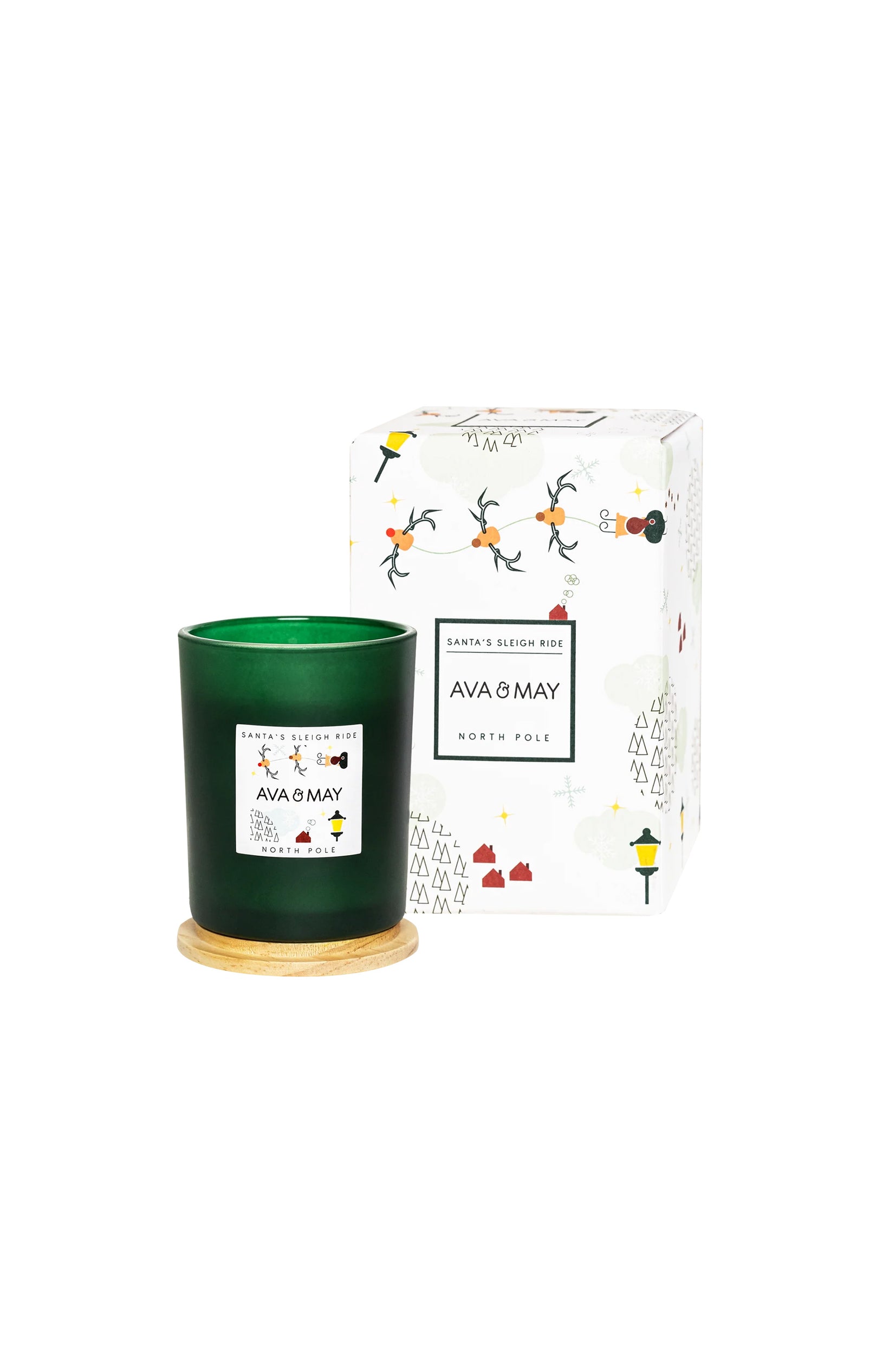 Bougie parfumée - Traîneau du Père Noël - 180 g