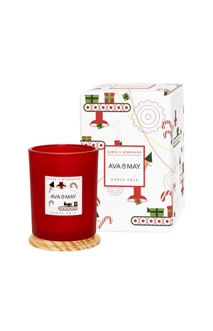 Bougie parfumée - Atelier du Père Noël - 180 g