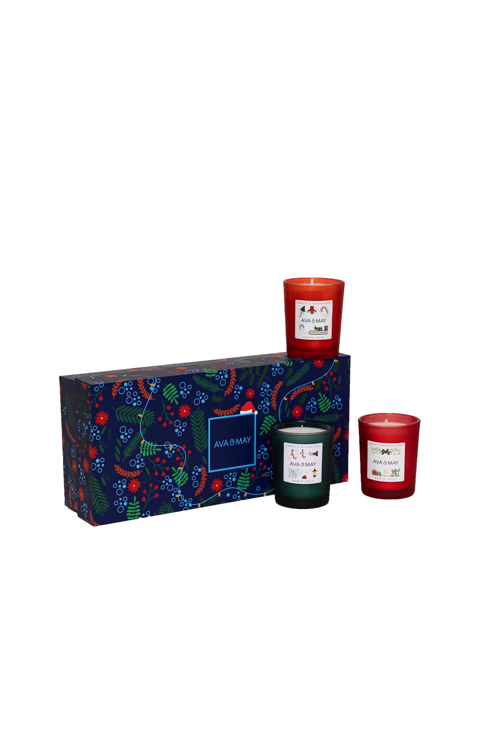 Coffret bougies - North Pole - 3 x 75 g