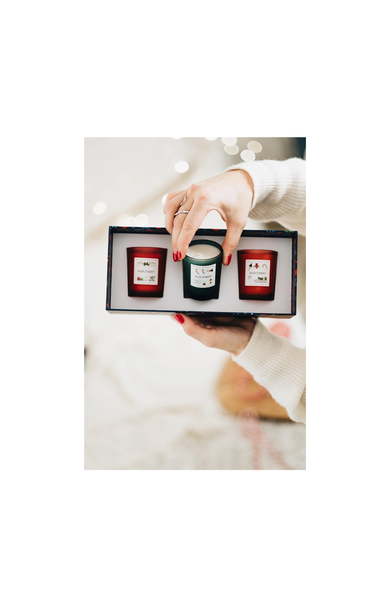 Coffret bougies - North Pole - 3 x 75 g