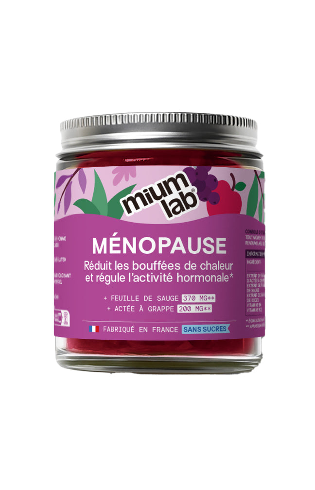 Gummies ménopause - Pomme & cassis - Sans sucres - 21 jours
