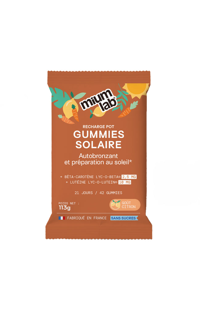 Recharge - Gummies Solaire - Préparation au soleil - 21 jours