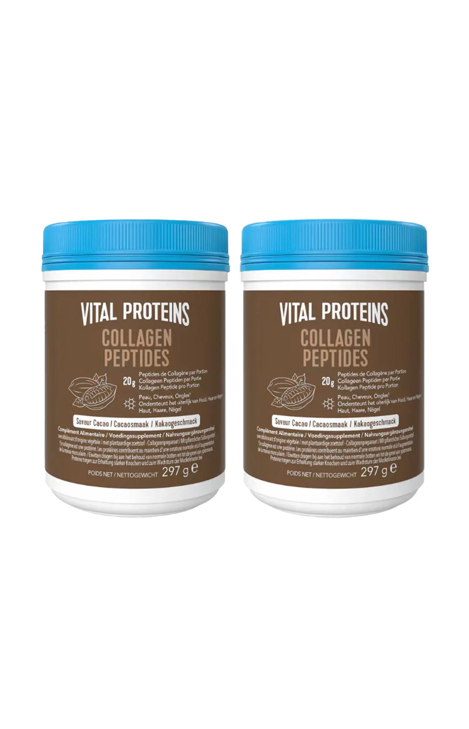 Lot de peptides de collagène - 297 g - 2 produits