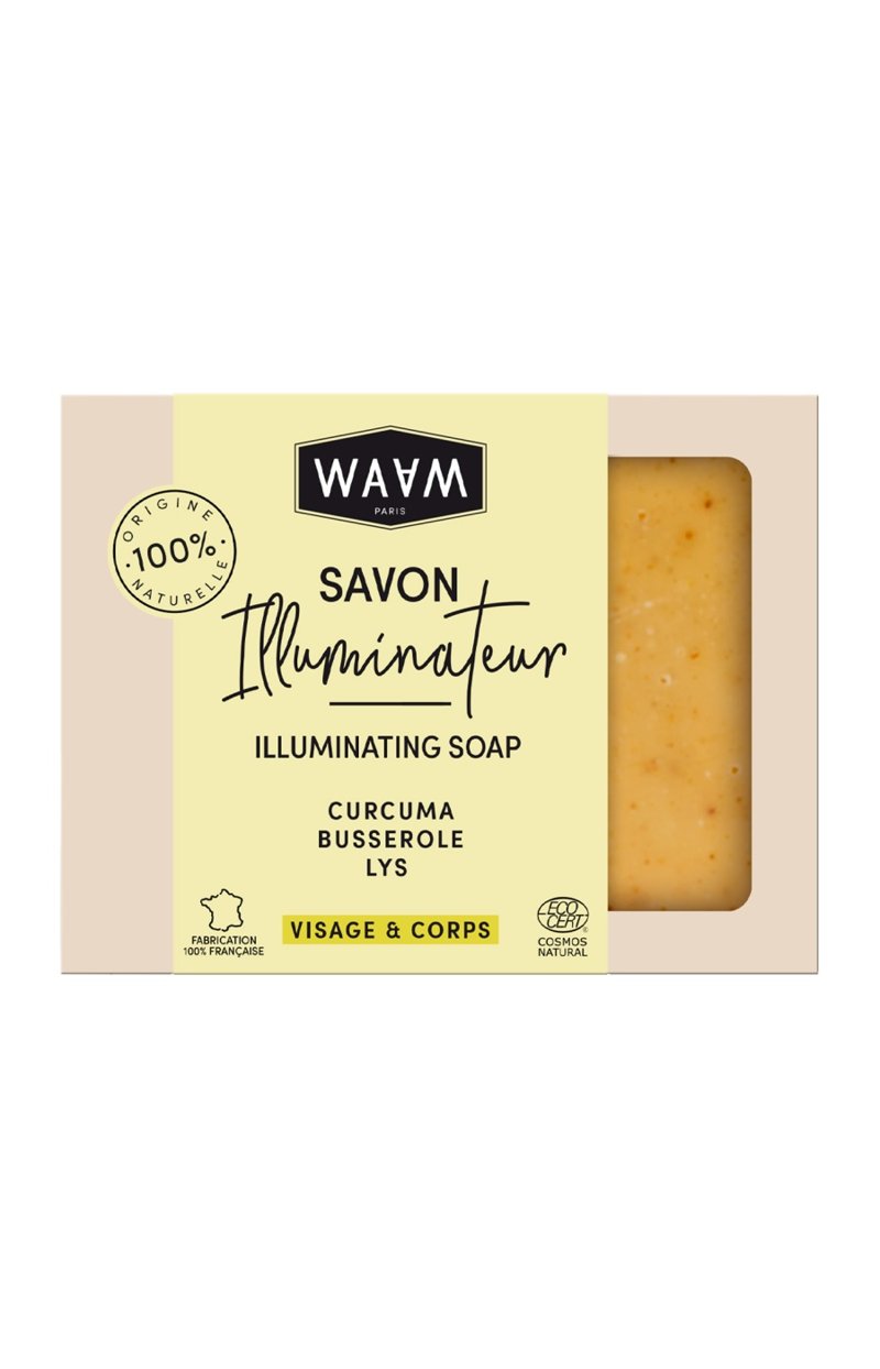 Savon illuminateur - Curcuma - Visage - 80 g
