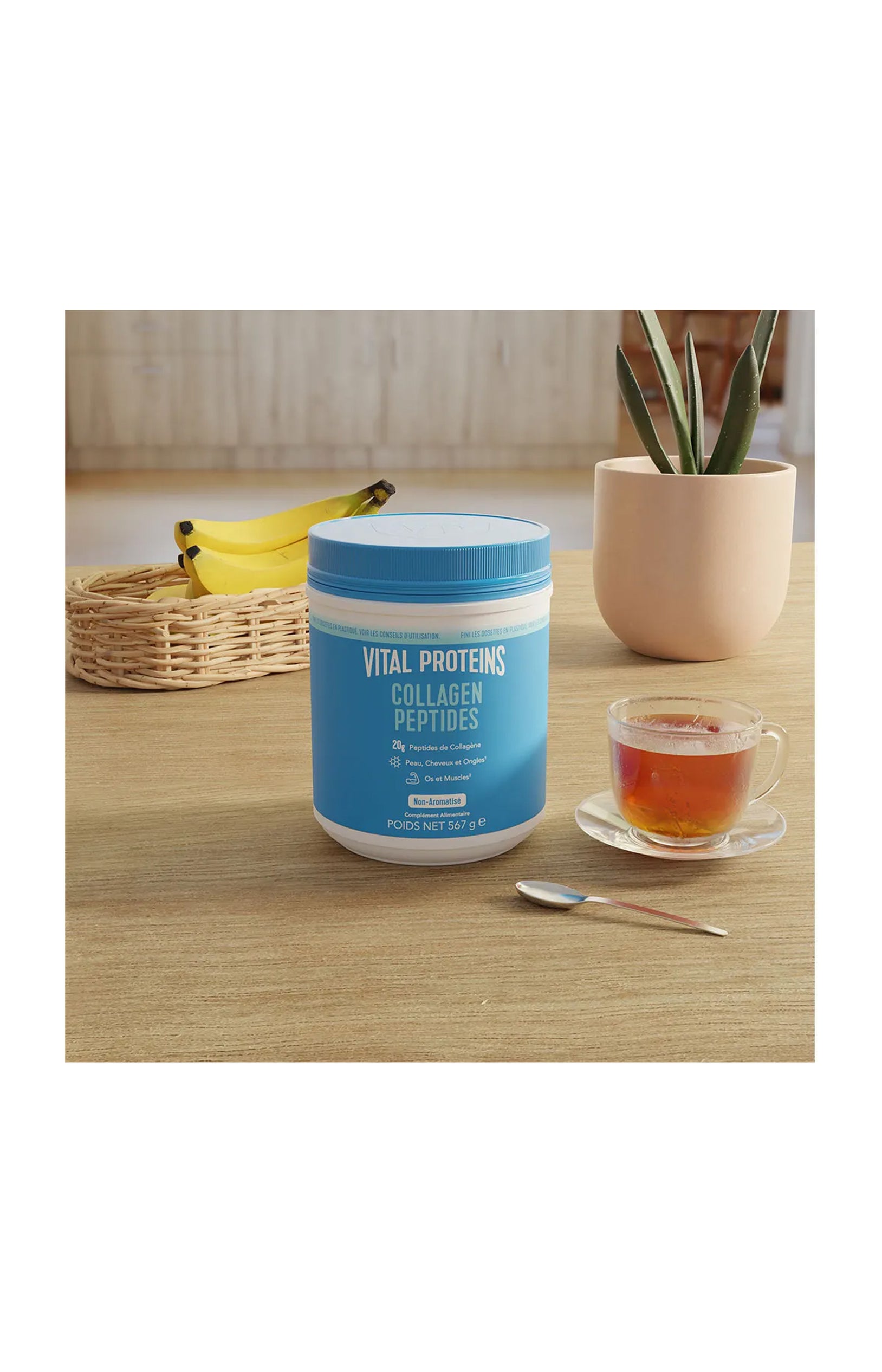 Lot de sticks (10x10g) et poudre (567g) peptides de collagène - 2 produits