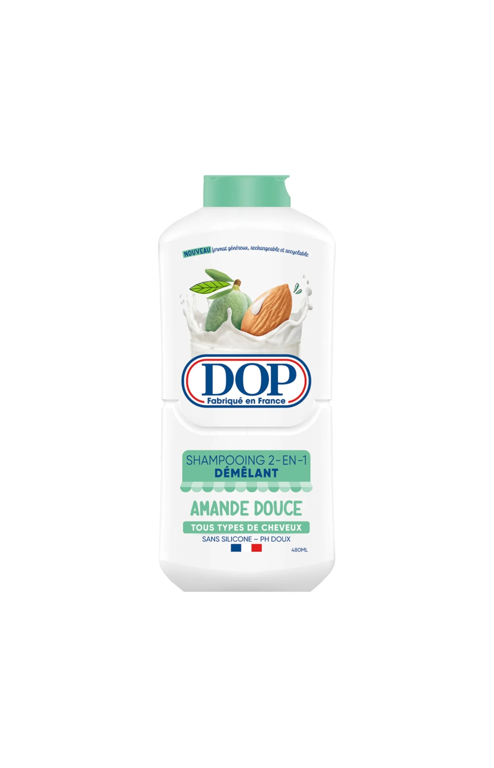 Shampoing 2en1 amande - 480 ml