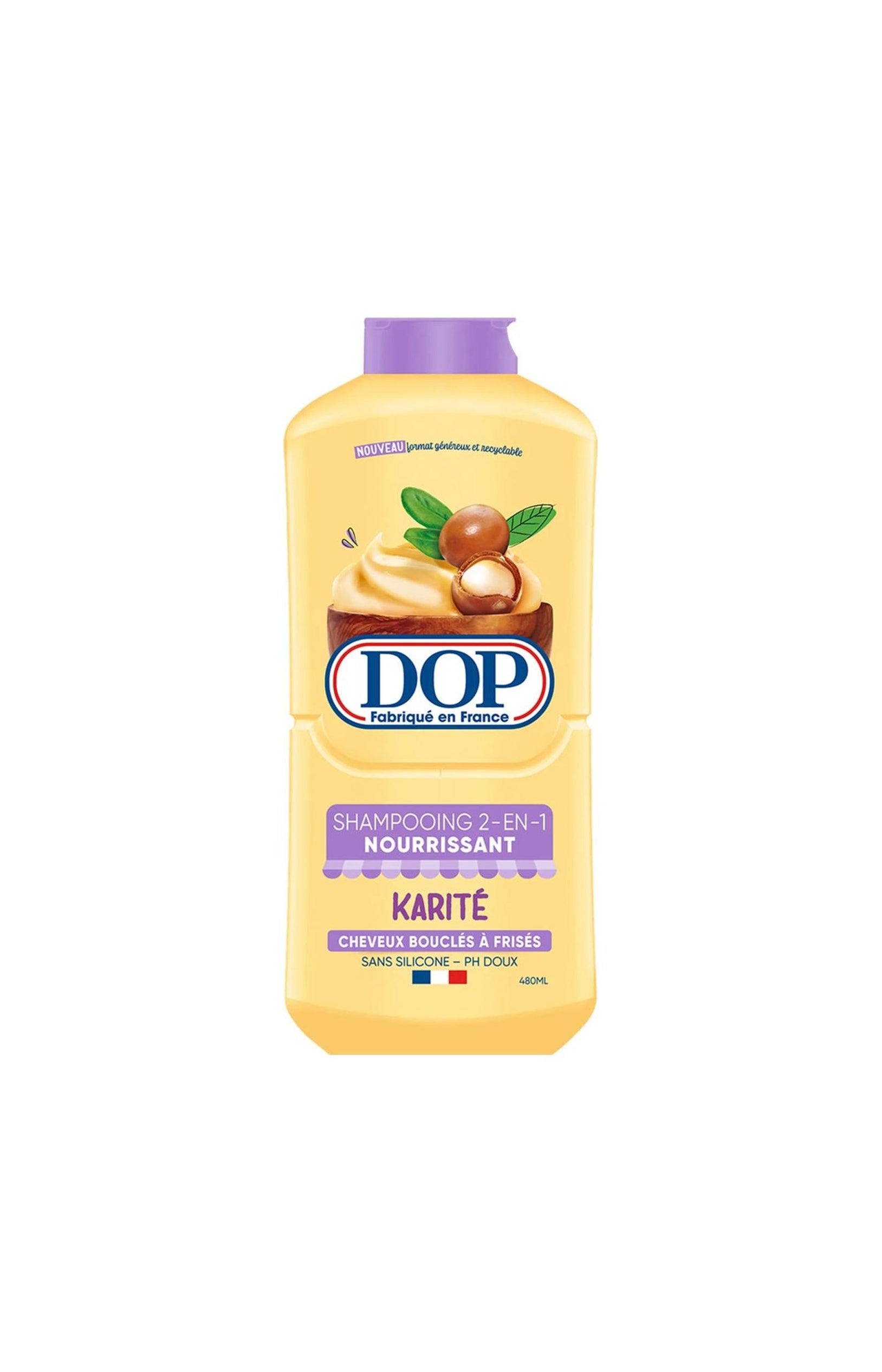 Shampoing 2en1 karité - 480 ml